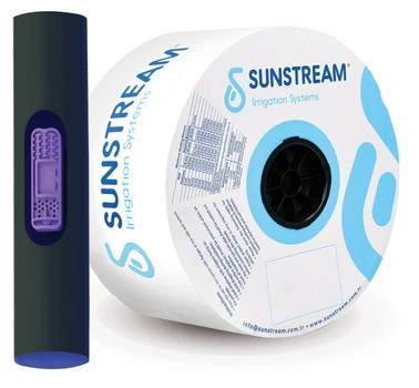 Крапельна стрічка Sunstream 6mil 20см 1,2л/год 1000м Емітерна