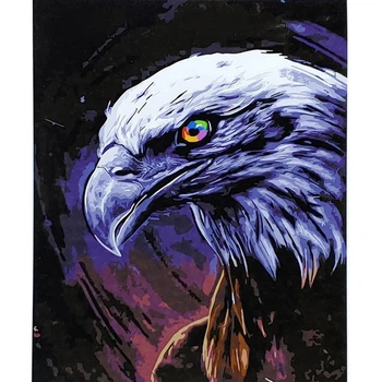 Картина за номерами STRATEG Погляд орла, 40x50 см (SY6874)