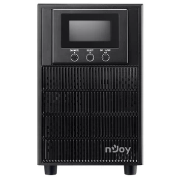ИБП NJOY Aten Pro 2000 (PWUP-OL200AP-AZ01B), Online, 3 x Schuko, USB, LCD, металл