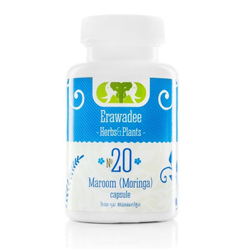 Комплекс Вітамінов і мінералів для імунітету Maroom (Moringa) 100 шт. Erawadee №20 (8859292820207)