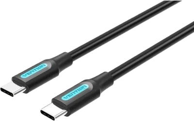 Кабель Vention 3A Type-C/Type-C Quick Charge 1 м Black (6922794749443)