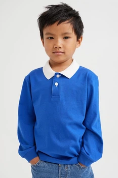 Поло H&M х8331 синє 122-128