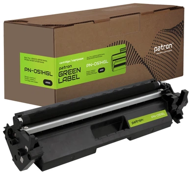 Тонер-картридж Patron Green Label совместимый аналог Canon 051 H Black (PN-051HGL)