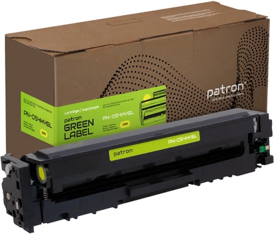 Картридж Patron Green Label сумісний аналог Canon 054 H Yellow (PN-054HYGL)