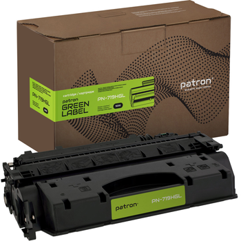 Картридж Patron Green Label совместимый аналог Canon 719 H Black (PN-719HGL)