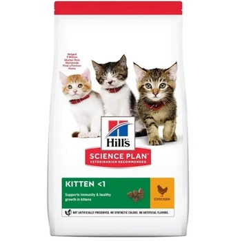 Сухой корм для котят Hill's Science Plan Kitten (курица) 1.5 кг