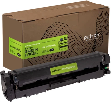 Картридж Patron Green Label совместимый аналог HP 205A (CF530A) Black (PN-205AKGL)