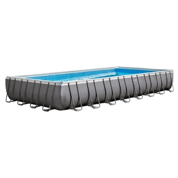 Бассейн каркасный Intex 26378, 975х488х132 см, 54368 л, фильтр-насос, лестница, подстилка,тент