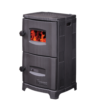Конвекційна піч «євро буржуйка» Duval EM-5150BL (BLACK EDITION)