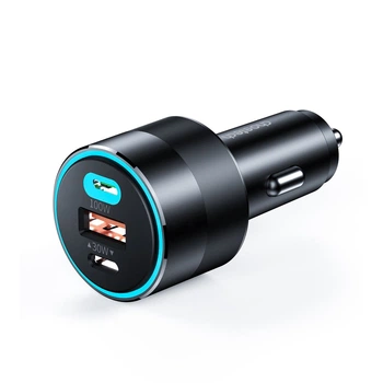 Автомобільний зарядний пристрій Choetech 130W 2xUSB-C + USB-A Power Delivery QuickCharge 3.0 чорний (TC0011)