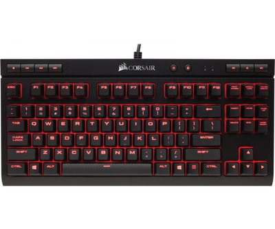 Клавіатура Corsair K63 Cherry MX Red Black (CH-9115020-RU)