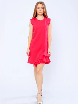 Платье короткое летнее женское Носи своє 8141-057 42 Клубника (p-6028-36006)