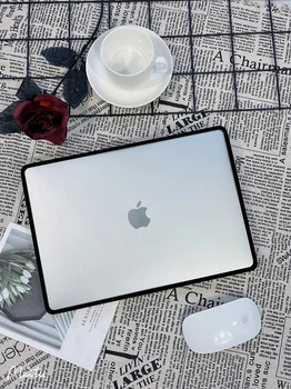 Чехол накладка для MacBook Air 13" Zamax Soft Shield Protective Case - Black&White