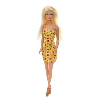 Детская кукла "Fashion girl" DEFA Bambi 8451-BF, 29 см (Желтый)