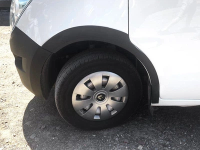 Комплект накладок на арки (4 шт, черные, ABS) для Opel Movano 2010-2021