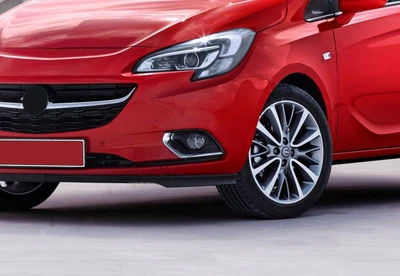 Opel Corsa E (2015-2019) - накладки на протитуманки OmsaLine з нержавіючої сталі - 2 шт.