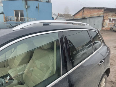 Volkswagen Touareg 2010-2018 Рейлинги V1 из нержавеющей стали (2 шт)