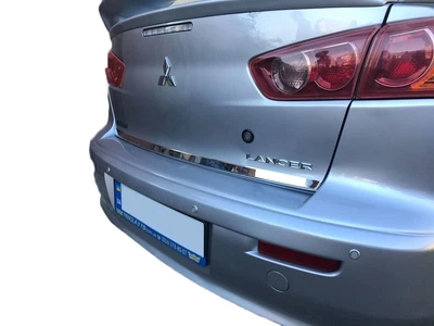 Mitsubishi Lancer X (2008 и позже) накладка на кромку багажника из нержавеющей стали Carmos