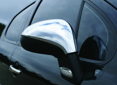 Peugeot 207 Накладки на дзеркала Carmos із турецької сталі (2 шт)