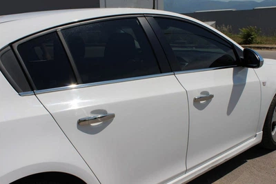 Молдинги вікон із нержавіючої сталі для седана Chevrolet Cruze 2009-2015 років. від OmsaLine