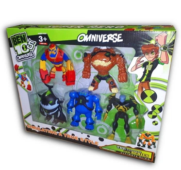 Набор из пяти больших героев Ben 10. Набор фигурок Бен Тен