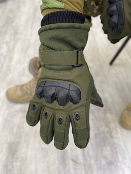 Тактические перчатки Olive Elite L