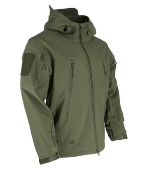 Куртка мужская тактическая KOMBAT UK военная с липучками под шевроны ВСУ Patriot Soft Shell L TR_kb-pssj-olgr-l (OR.M_F527D25461ED)