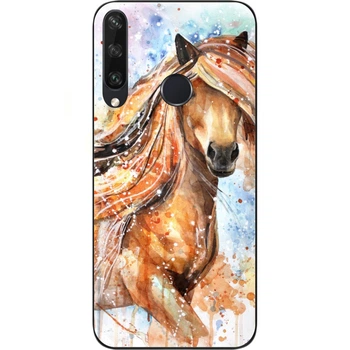 Бампер силиконовый чехол Amstel для Huawei Y6p с картинкой Конь