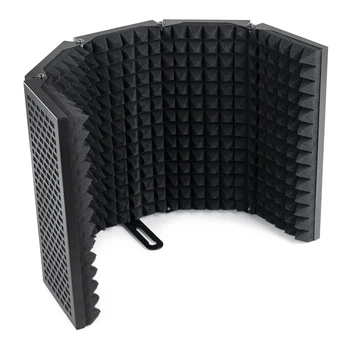 Экран для микрофона Manchez 5M акустический 5 панелей Black (3_02460)