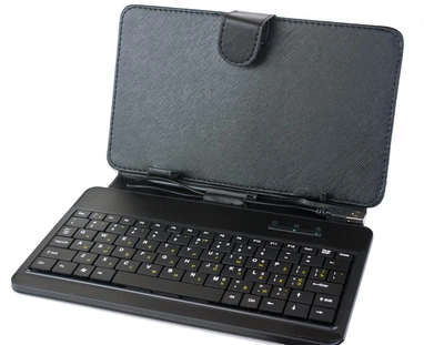 Обложка-чехол для планшета 7" с USB клавиатурой HQ-Tech LH-SKB0701U, microUSB
