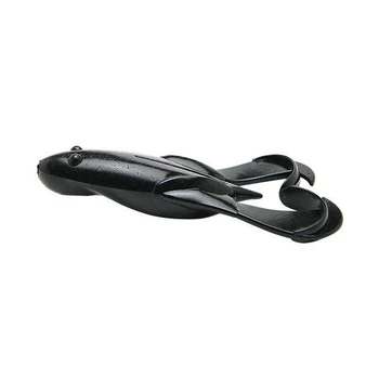 Силикон Keitech Noisy Flapper 3.5" 1шт. 001S Black