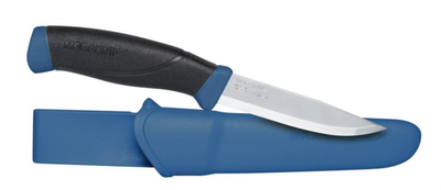 Нож из нержавеющей стали Morakniv Companion Heavyduty (S) Helikon-Tex Navy Blue