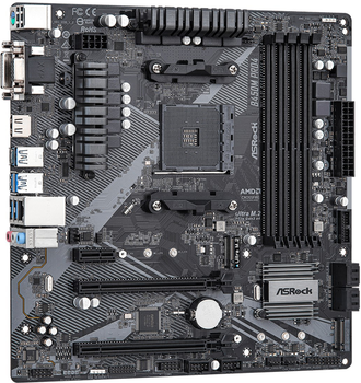 Материнская плата ASRock B450M Pro4 R2.0 (sAM4, AMD B450, PCI-Ex16)