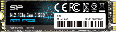 Silicon Power P34A60 256GB M.2 2280 PCIe 3.0 x4 (SP256GBP34A60M28)