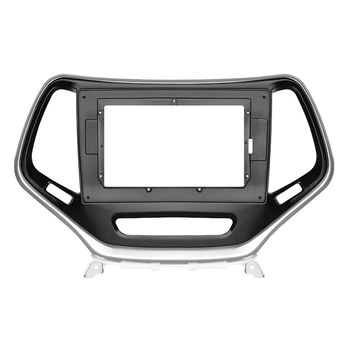 Переходная рамка 10.1" Lesko Jeep Cherokee 2014+ (4713)