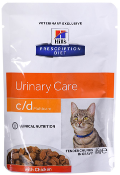 Вологий корм для котів Hill's Feline c/d 85 г (0052742340609)
