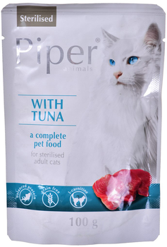 Mokra karma dla kotów sterylizowanych Dolina Noteci Piper z tuńczykiem 100 g (5902921302070)