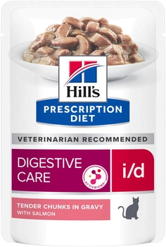Mokra karma dla kotów Hill's PD Feline Digestive i/d z łososiem 85 g (0052742040219)