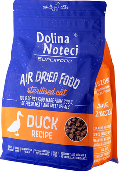 Сухий корм для котів Dolina Noteci Superfood Sterylised Kaczka 1KG dla kota (5902921396161)