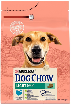 Сухий корм для собак PURINA DOG CHOW Light 2,5kg - sucha karma dla psa (7613034487674)