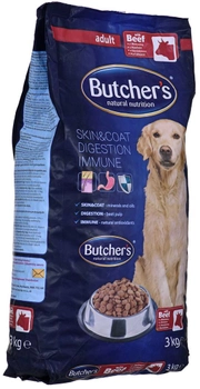Sucha karma dla psów BUTCHER'S z wołowiną 3kg (5011941414097)