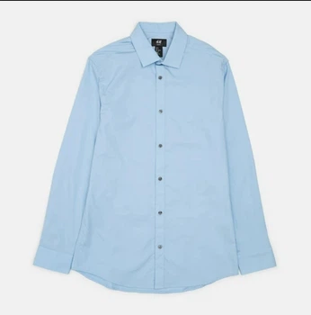 Сорочка H&M 01-0452244-4 S Блакитна