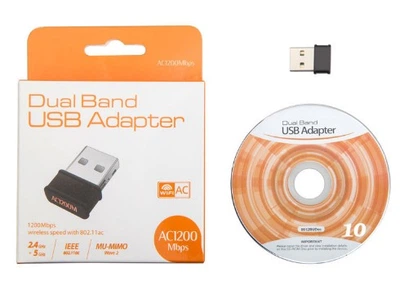 USB 3.0 Wi-Fi адаптер RTL8812 AC1200 1200Мбит/с 2 диапазона 2.4G+5G сетевая карта 802.11ac (636727521)