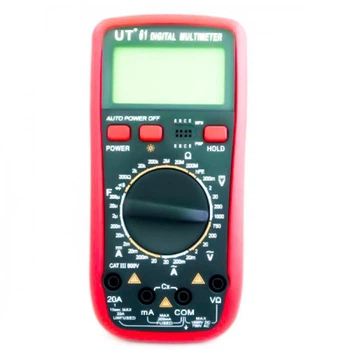 Тестер цифровий мультиметр UT 61 200мВ-1000В червоний