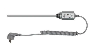 ТЕН для рушникосушки 1/2" Gwarant 300 Вт з терморегулятором Хром