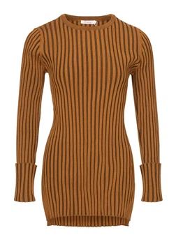 Жіночий подовжений гірчичний светр Finery London M Stk000595