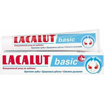 Зубна паста Lacalut Basic 75 мл (4016369696590)