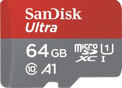 Карточка памяти SanDisk 64GB Class 10 UHS-I (SDSQUA4-064G-GN6MN)