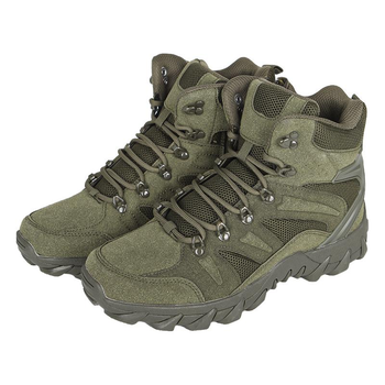 Ботинки тактические Lesko GZ702 Green р.44 мужская дышащая военная обувь taktical TR_9866-42417