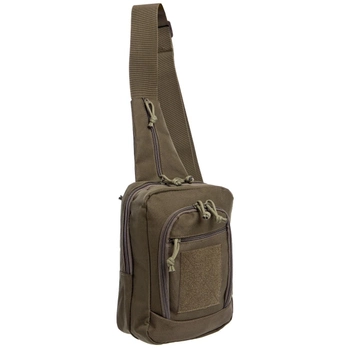 Сумка слинг тактический рюкзак с кобурой SILVER KNIGHT 224 оливковый